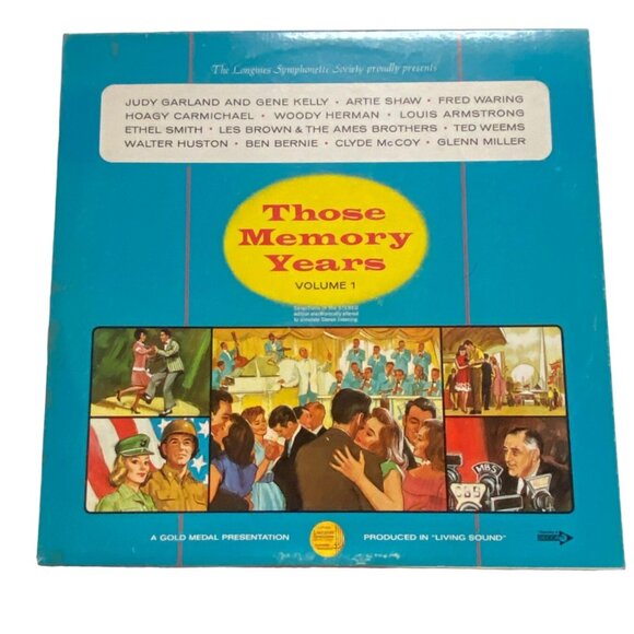 Those Memory Years Volume 1: A Gold Medal Presentation Vintage Vinyl Record - Picture 1 of 6